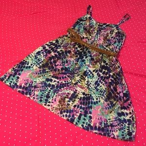 Torrid multi color dress with pockets