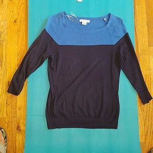 Women's Blue Liz Claiborne Sweater Size Medium