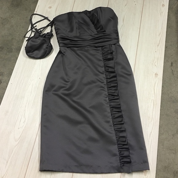 Forever Yours Charcoal Gray Dress