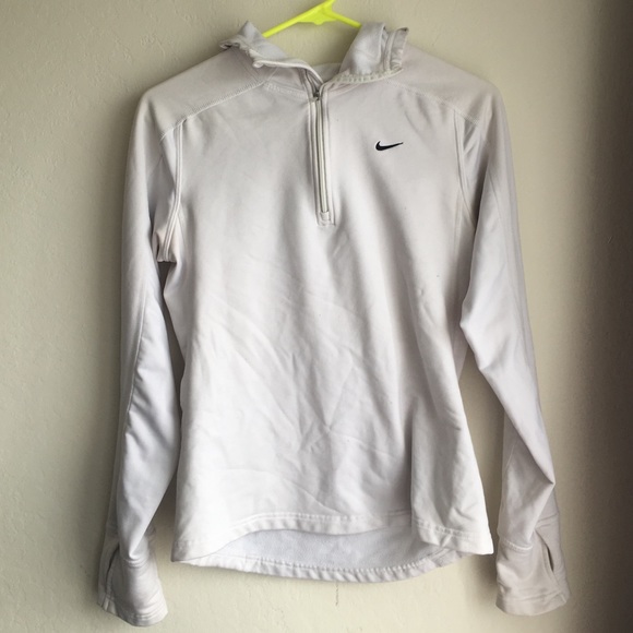 Nike white hoodie