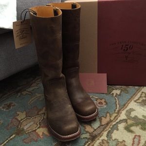 Frye Campus Boots Vintage Dark Brown 7.5M MSRP$328