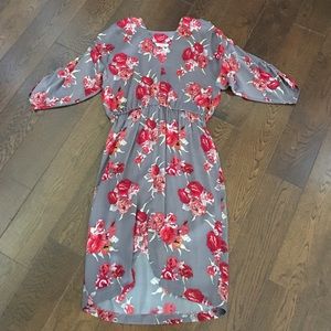 Tucker 100% silk dress