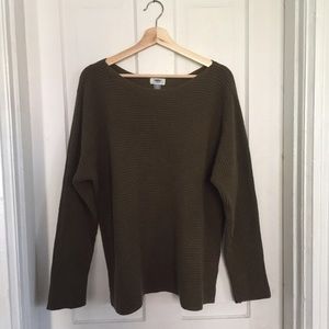 Old Navy olive green oversized sweater