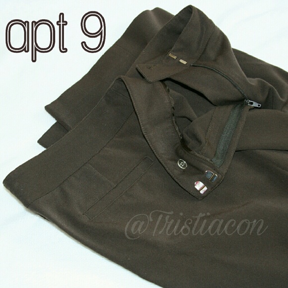 Apt 9 Brown Slacks Sz 14
