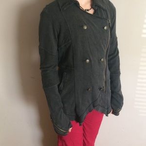 Free People Distressed Jacket