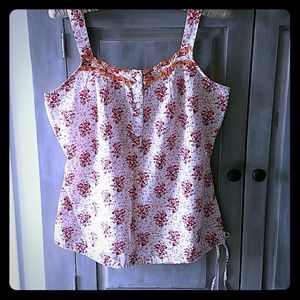 Donated 1/5 - Prana Floral Cotton Tank Top