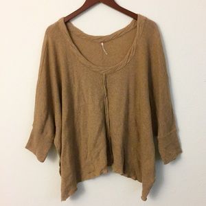 Free People Poncho Sweater with Dolman Sleeve