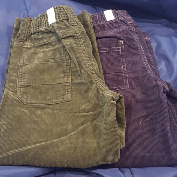 2 pairs boys corduroy pants