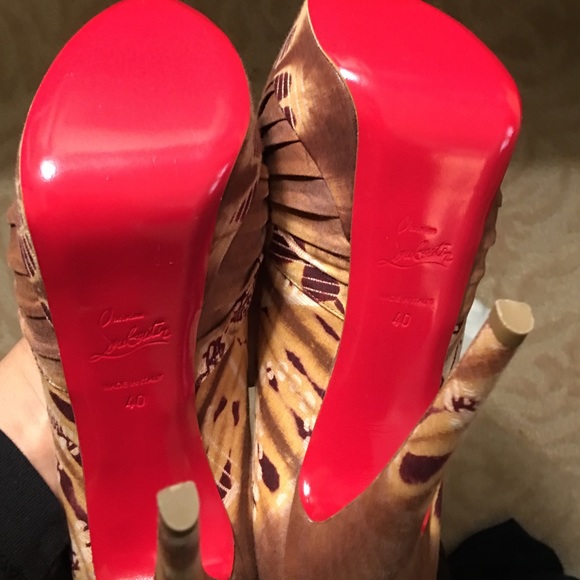 Christian Louboutin peep toe pump - Picture 3 of 4