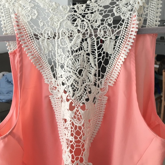 Peach Flowy Blouse - Picture 2 of 3