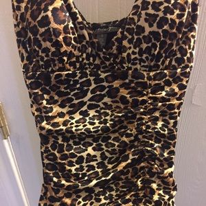Cheetah Print Fit Dress