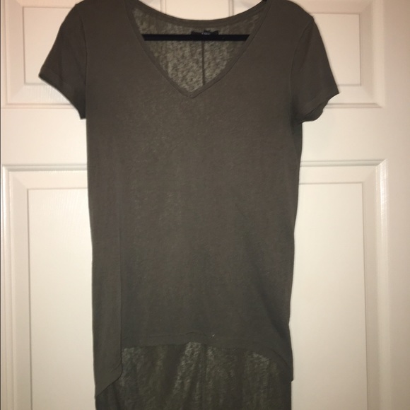 Olive green high low top