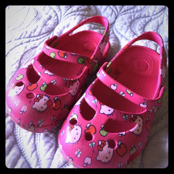 Hello Kitty crocs