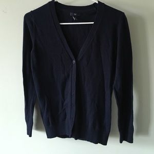 Gap navy cardigan