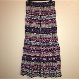 MOSSIMO Tribal Maxi Skirt