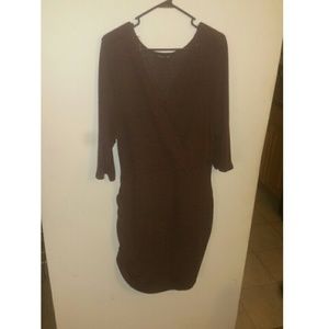 Burgandy mini dress
