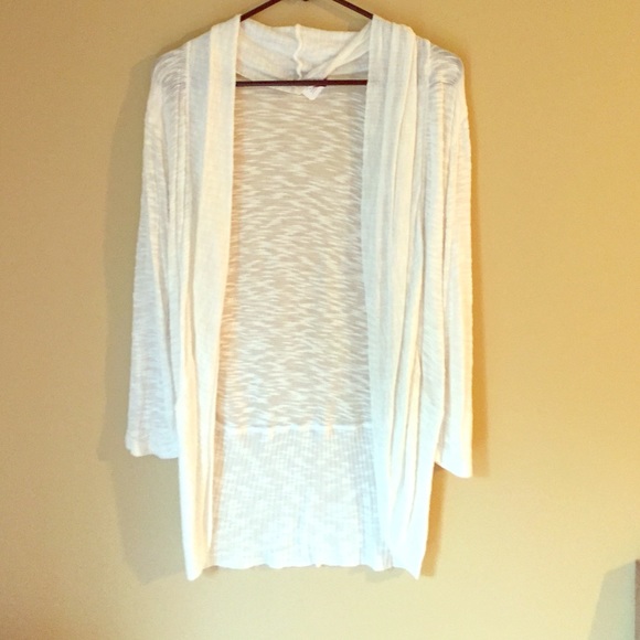 Long white camisole