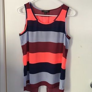 Express Split Back Tank Top