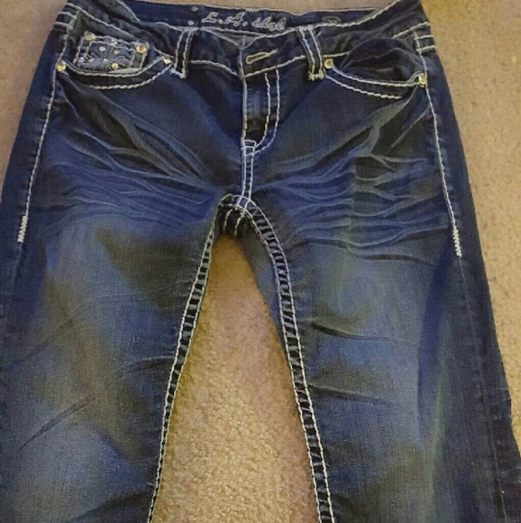 LA idol bling capris sz 11