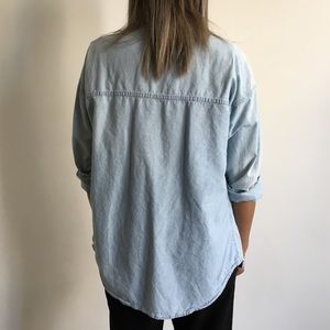 Zara Tops - Zara Denim Button Up Shirt Zara Tops - Zara Denim Button Up Shirt