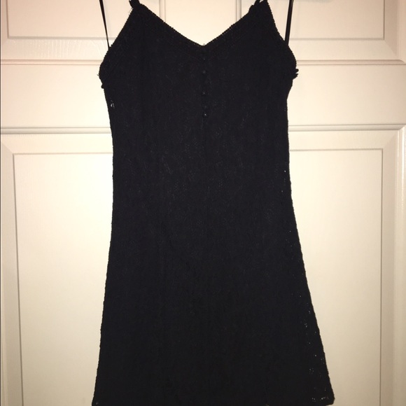 Black lace dress
