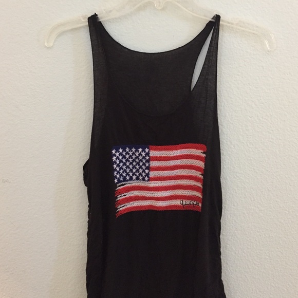 Brandy Melville USA flag tank