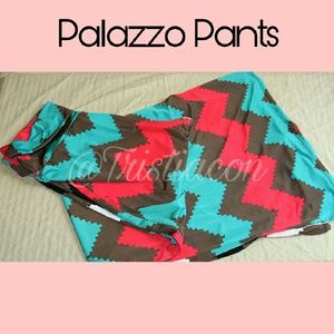 ✨SALE✨ Chevron Patterned Palazzo Pants Sz XL