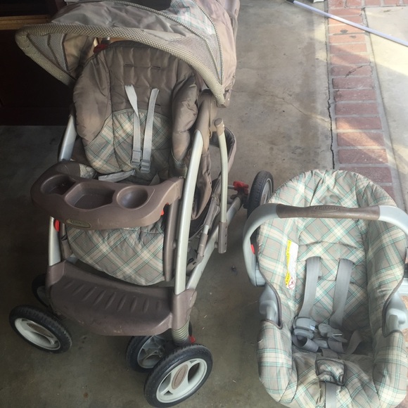 Single with car seat.