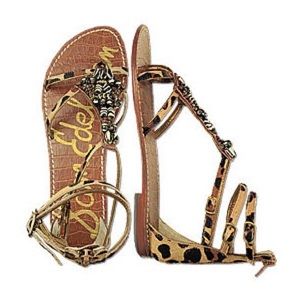Sam Edelman leopard sandals