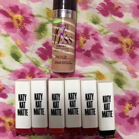 Katy Perry Matte Lipsticks + Foundation