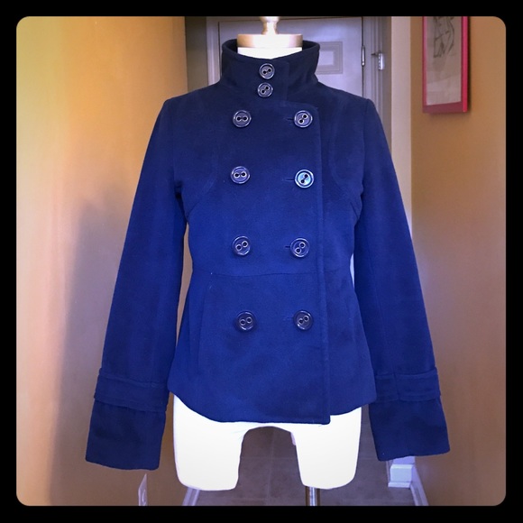Tulle Jackets & Blazers - Tulle Royal Blue Peacoat Size Small😘😘😘
