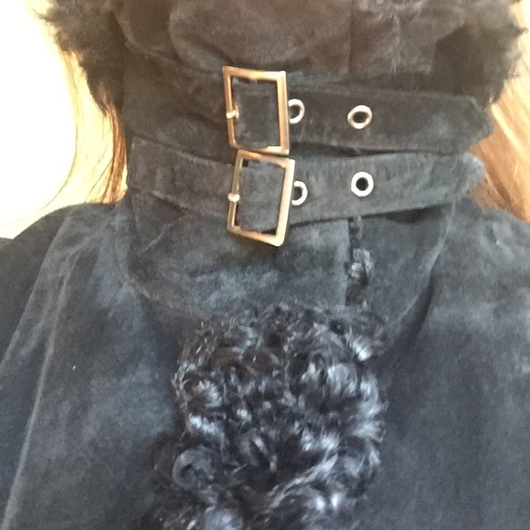 Express leather & lamb coat - Picture 3 of 4