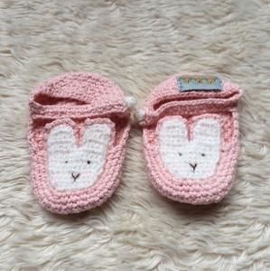 🎉75% SALE! 🎉 Crocheted infant bunny slippers
