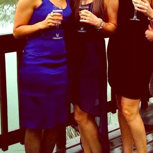 Royal Blue Cocktail a dress - Cache Sz 0