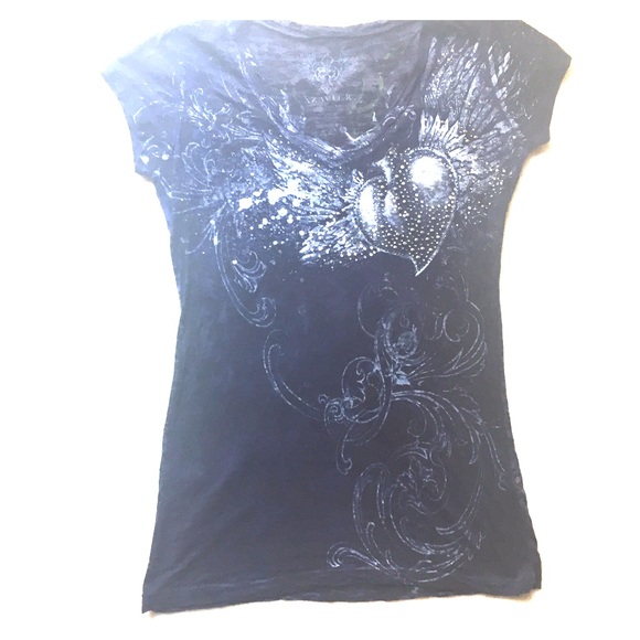 🌌 Navy Blue XZAVIER Bedazzled Tops 🌌