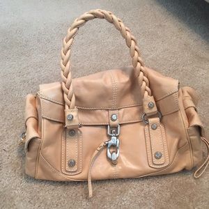Italian leather Francesco Biasia hand bag
