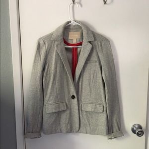 Banana Republic Grey Sweater Blazer