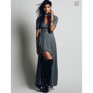 Free People Sunlit Hi Low Maxi