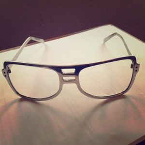 Frames only (no lenses) Silver Elvis 1970s aviator