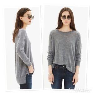 Madewell black rowhouse sweater