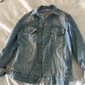 Oversized denim jacket