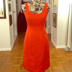 Orange J.Crew dress Sz 0