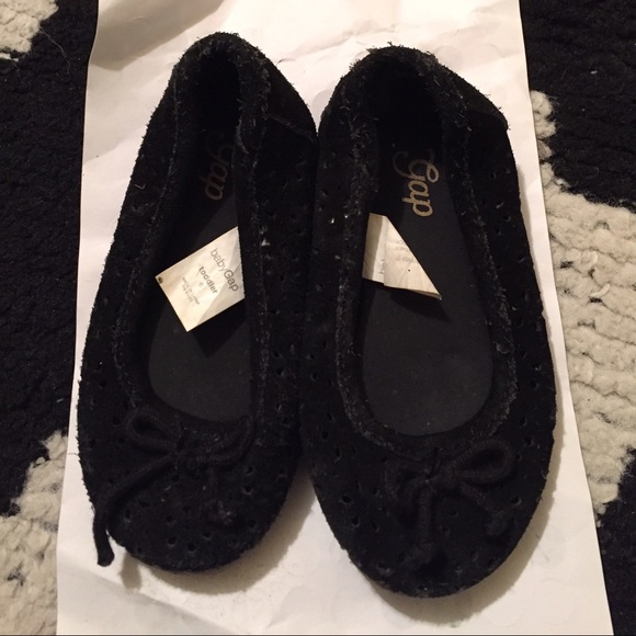 Baby gap black dress shoes