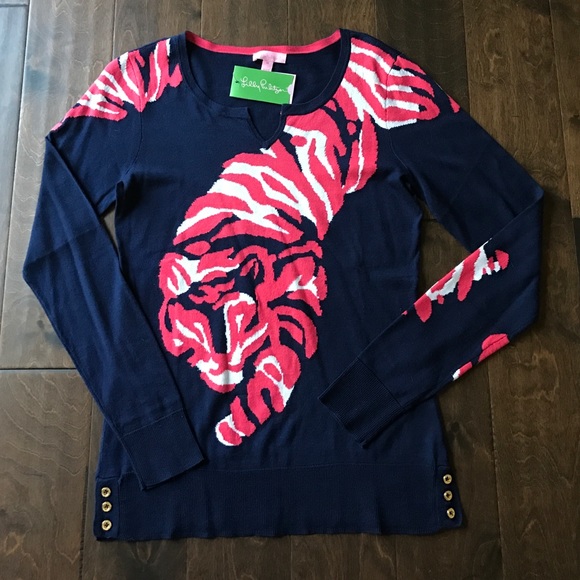 Lilly Pulitzer Sweaters - Lilly Pulitzer Tiger Jacquard Sweater