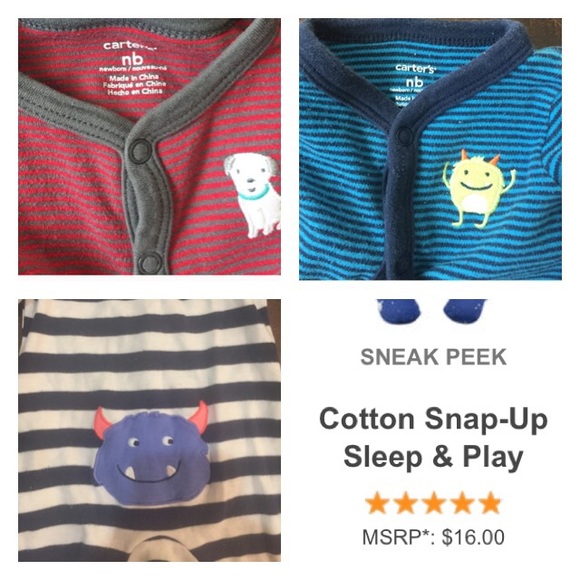 ❌SOLD❌Bundle of 4️⃣newborn footie pajamas!💕 - Picture 3 of 3