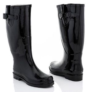 Rasolli Vicky-3 Rain Boots in Black