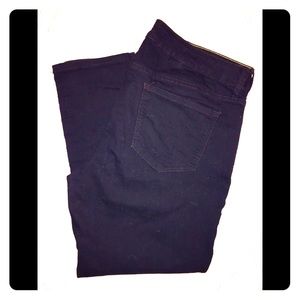 Old Navy Cropped Rockstar Jeans - Very Dark Blue!