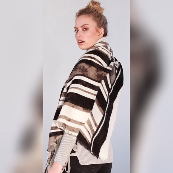 Holiday Sale 🆕Pattern Thick & Soft Blanket Scarf - Picture 3 of 4