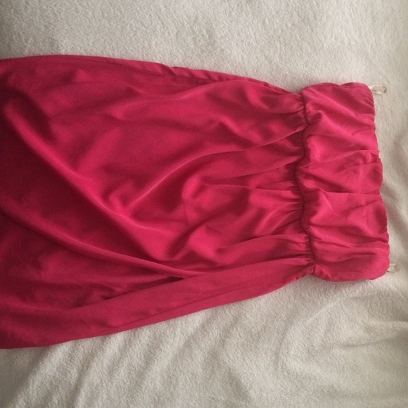 Pink short dress