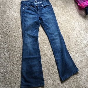 7 for all mankind jeans. Boot cut- size 26